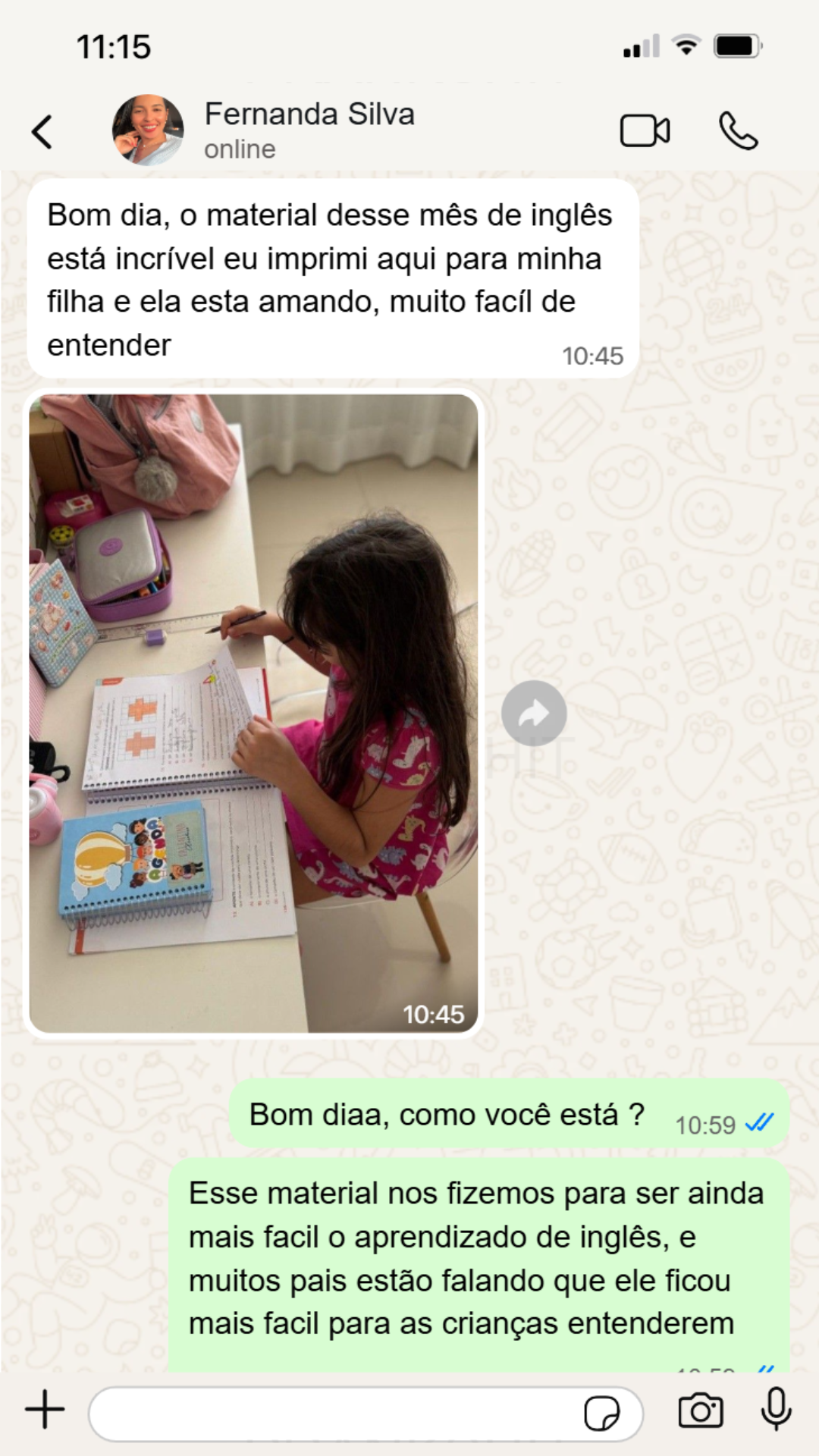 Depoimento de Fernanda Silva