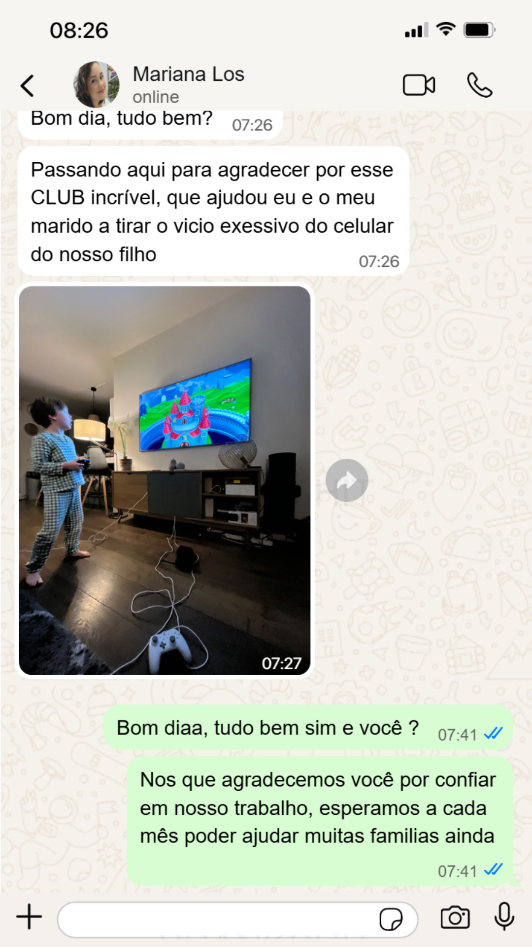 Depoimento de Mariana Los